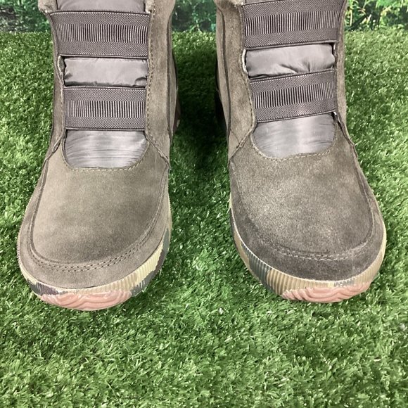Sorel Out N About Plus Mid Boots Suede Camo 10 - Picture 3 of 12